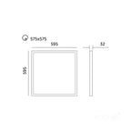 Panel LED CAPRI G3 25-36-40W 60x60 3CCT IP44 UGR Go back