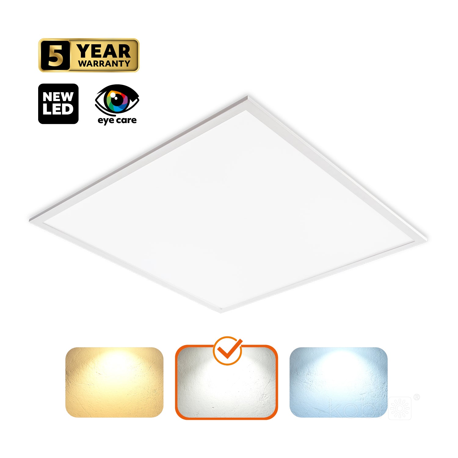 Panel LED NELIO G2 36W 60x60 3000K Kobi Pro