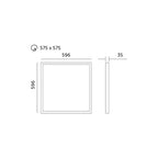 LED ORIO 60X60 26W