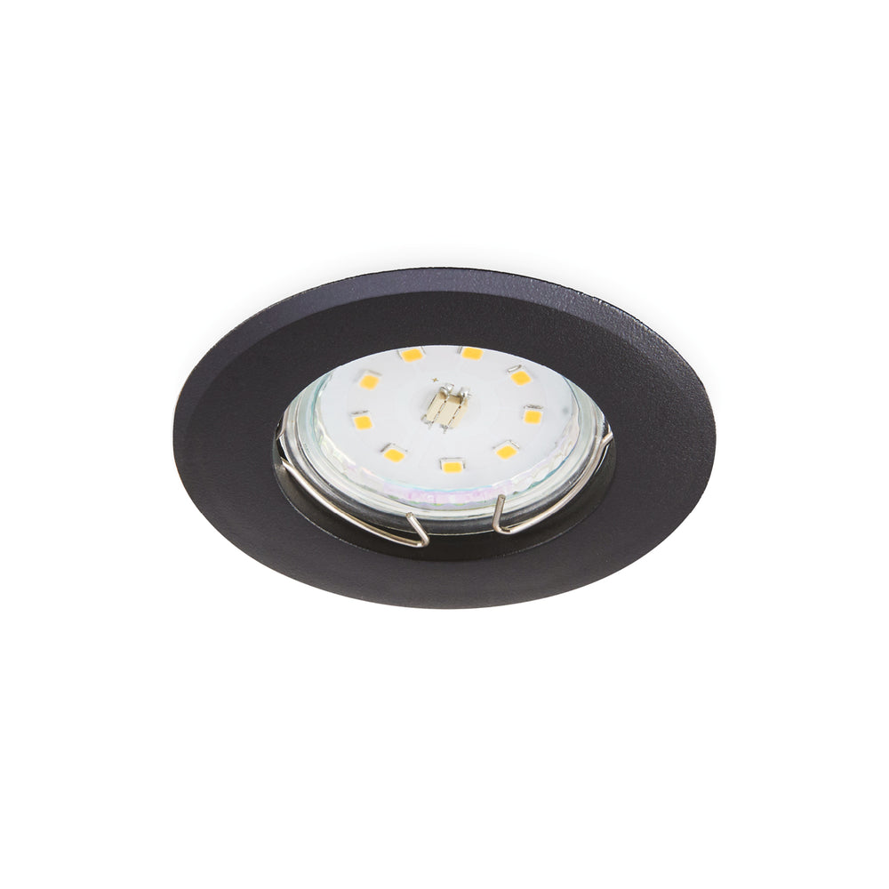 Downlight ring OH14 matt black Kobi