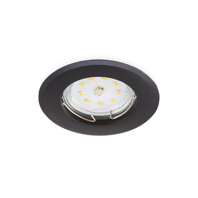 Downlight ring OH14 matt black Kobi
