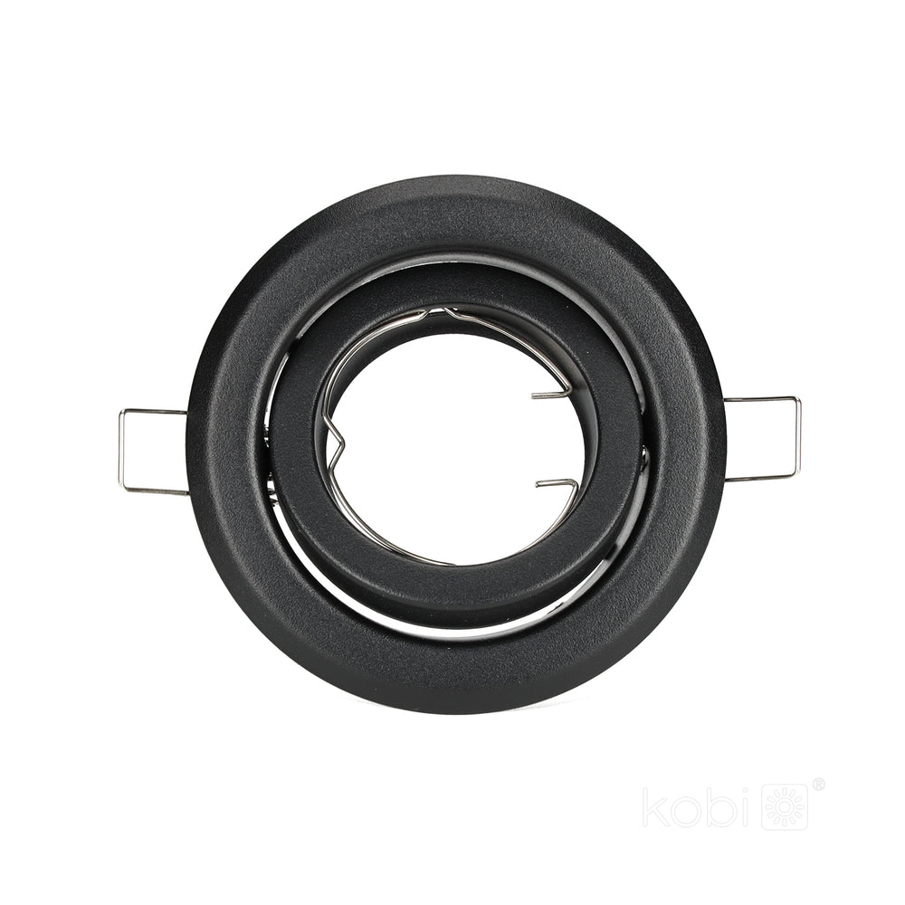Downlight ring OH15 matt black Kobi