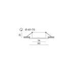 Downlight ring OH20 black Kobi