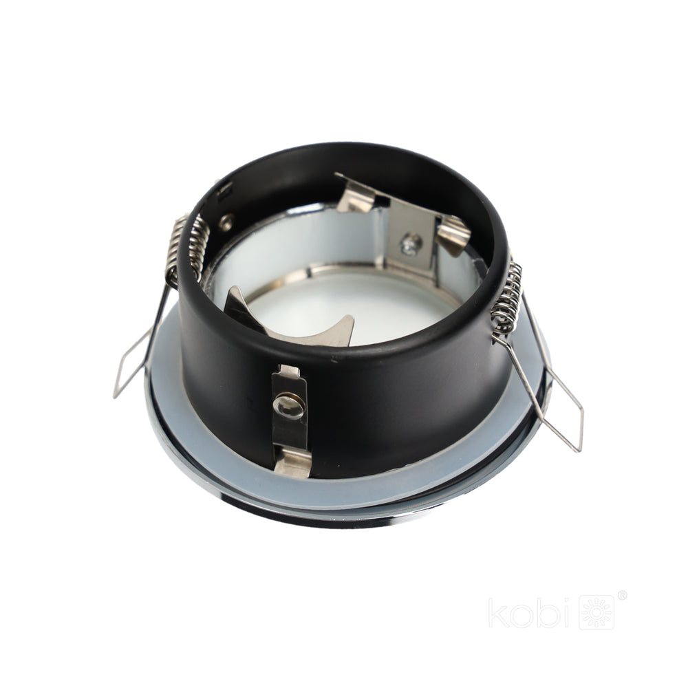 Downlight ring OH34 IP44 chrome Kobi