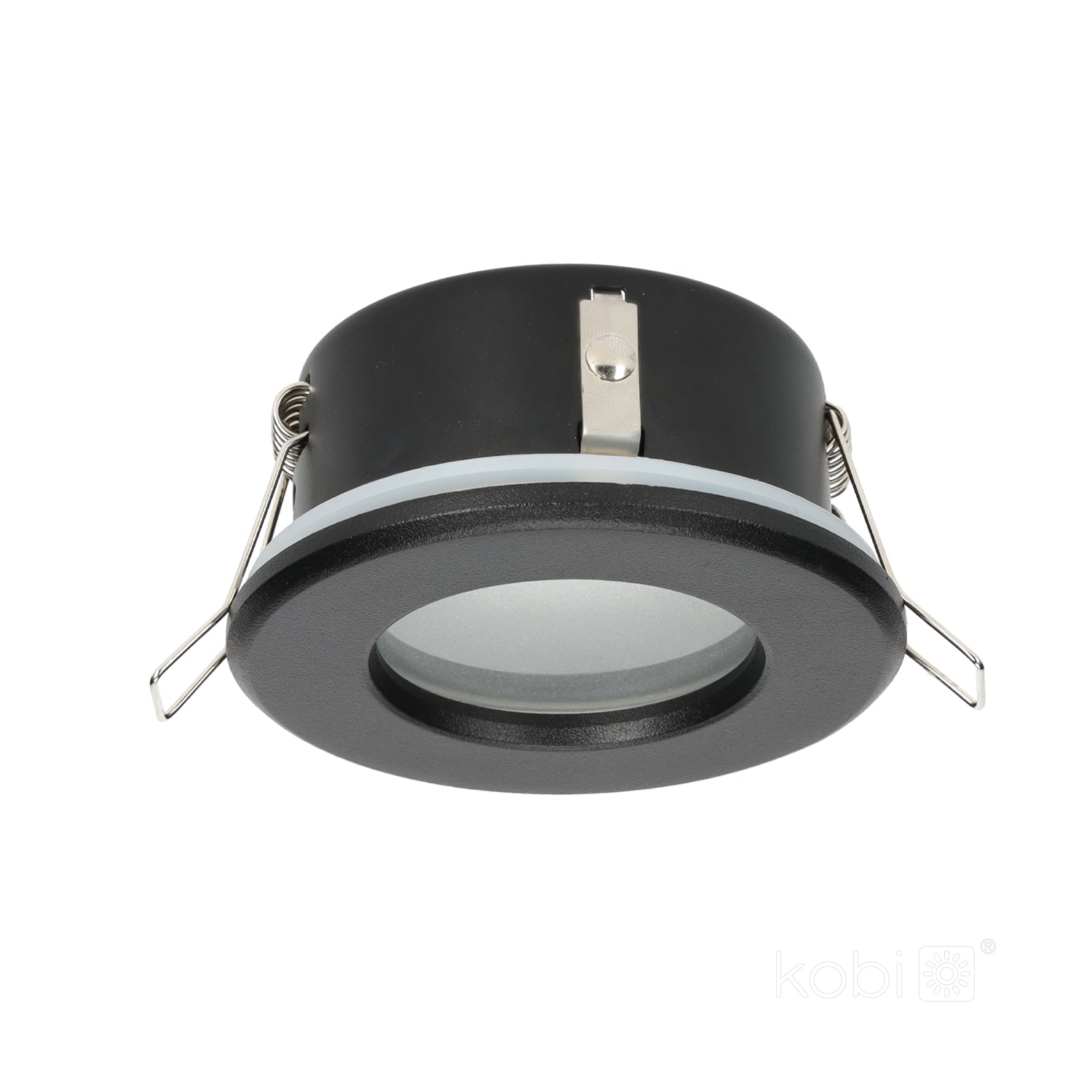 Downlight ring OH34 IP44 matt black Kobi