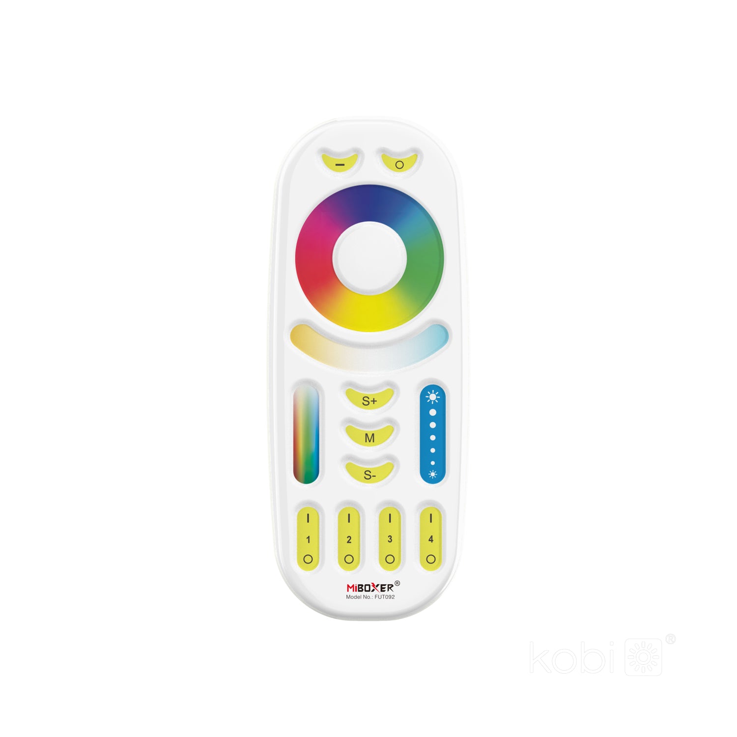 4-zone remote for stripes COB RGB+CCT MIBOXER FUT092