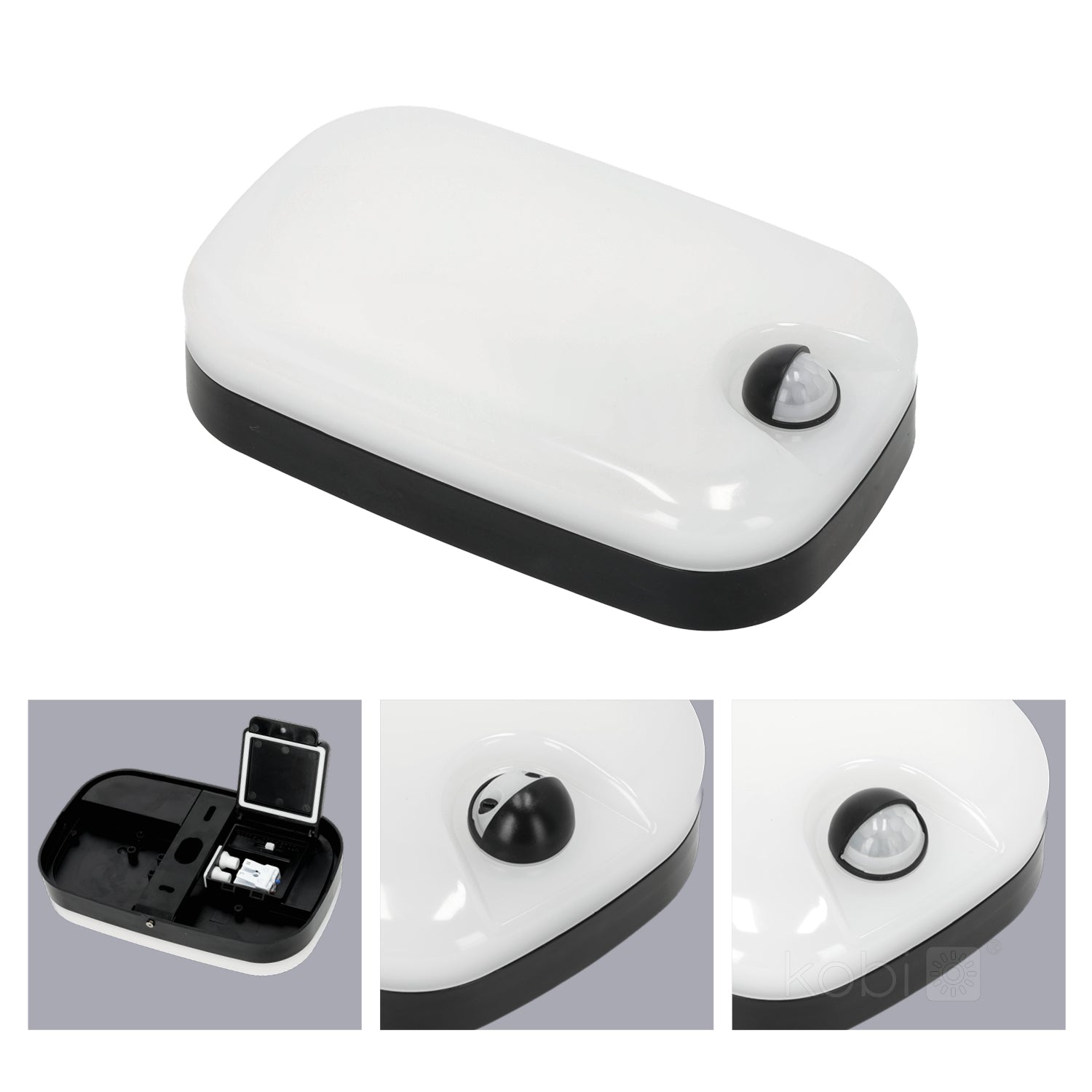 Facade lamp LED BAVANO 15W 3CCT LX IP54 black Kobi Premium