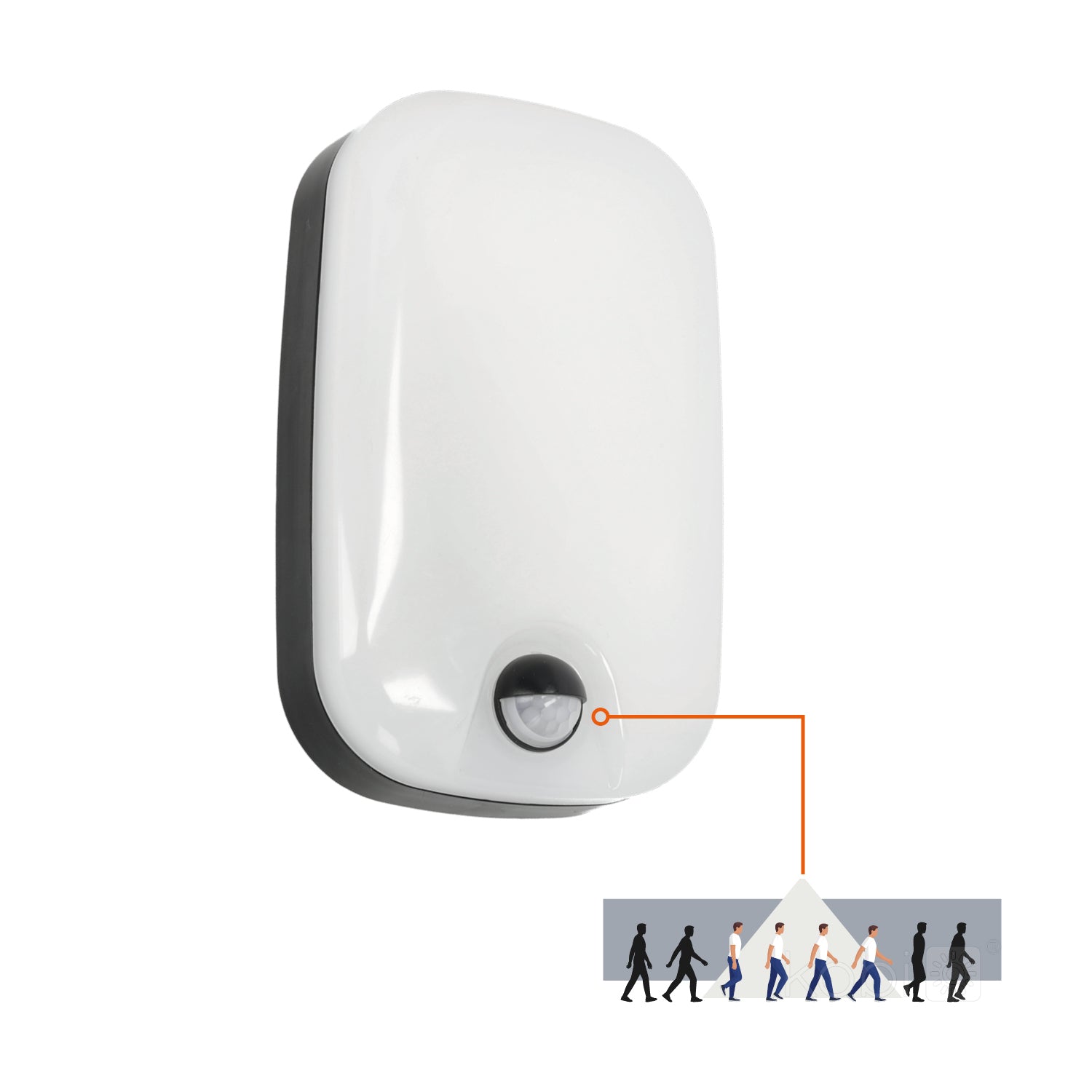 Facade lamp LED BAVANO 15W 3CCT LX IP54 black Kobi Premium