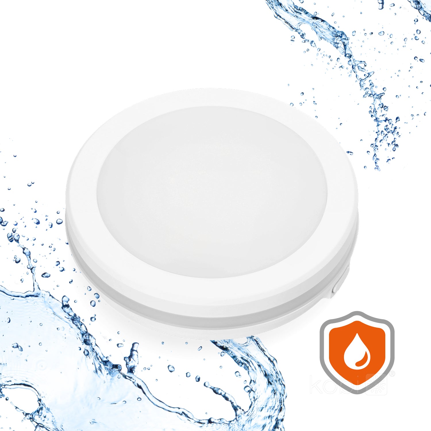 Ceiling lamp LED NAIROS 12W CCT IP65 white Kobi Premium