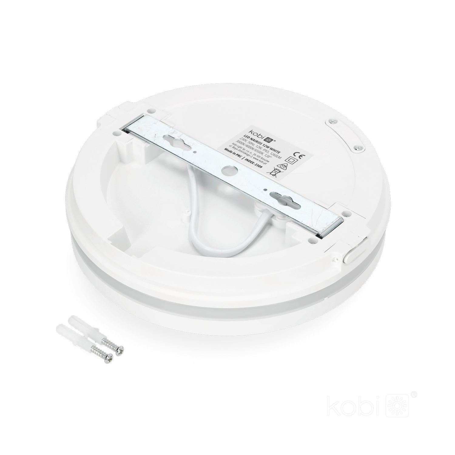 Ceiling lamp LED NAIROS 12W CCT IP65 white Kobi Premium