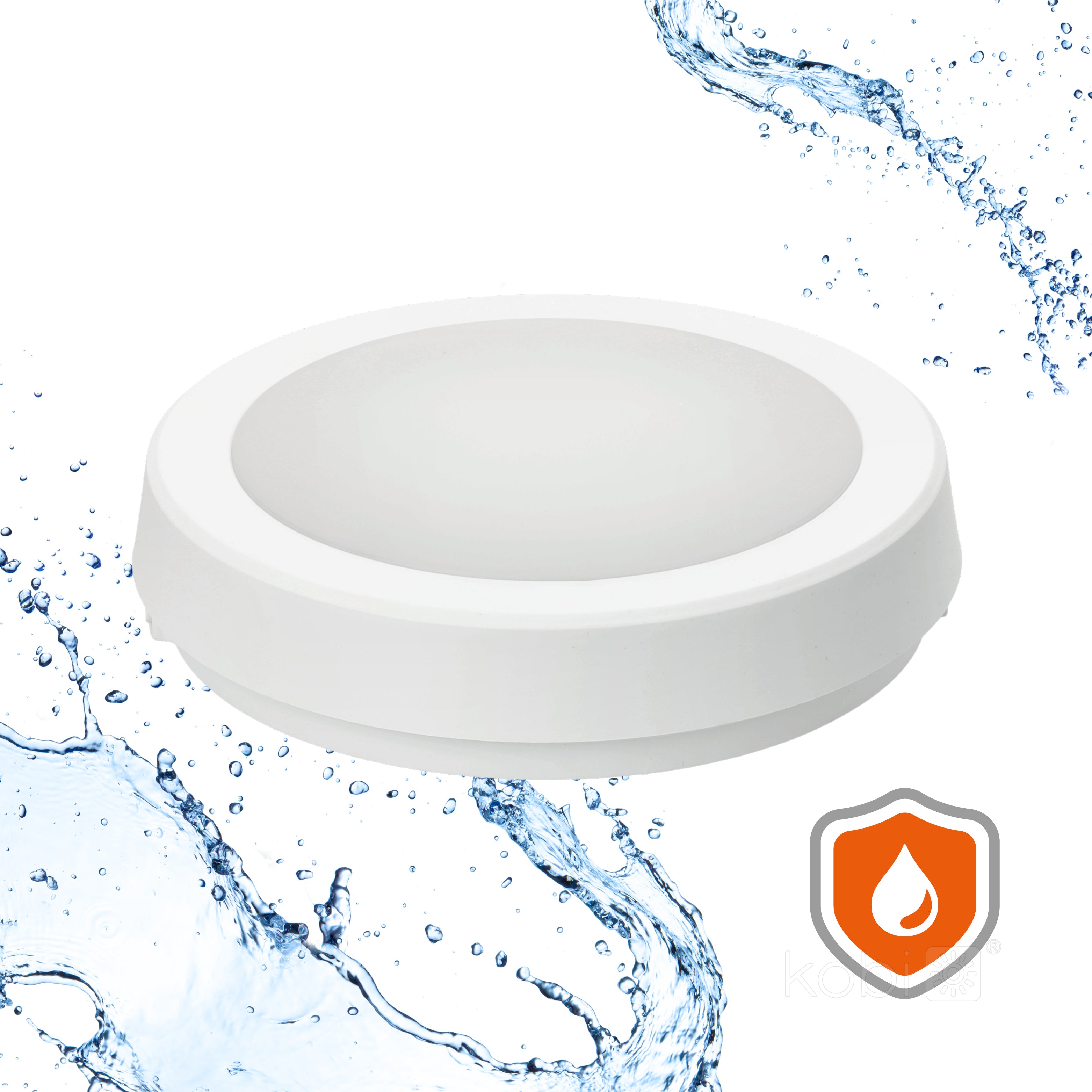 Ceiling lamp LED NAIROS G2 12W 3CCT IP65 white Kobi Premium