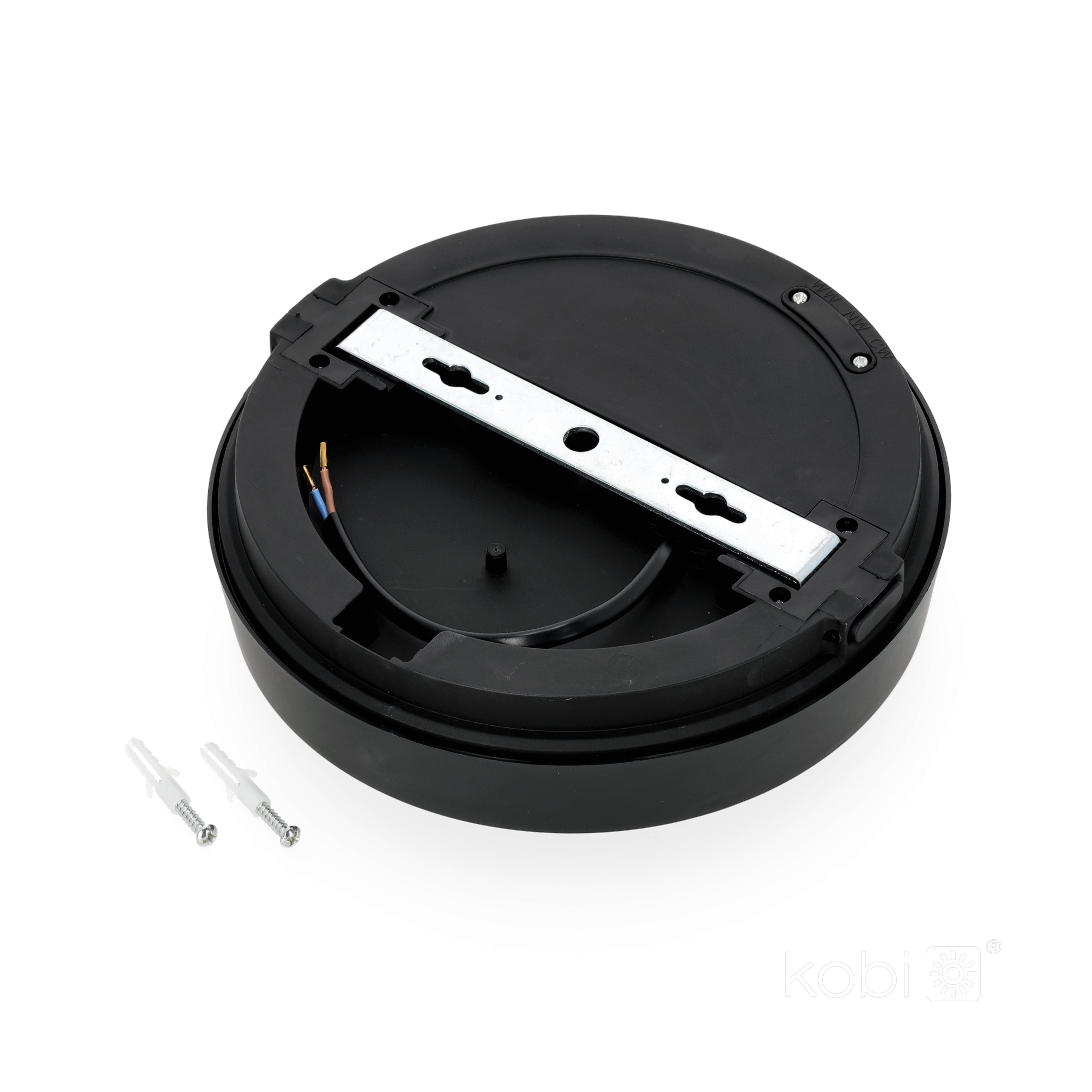 Ceiling lamp LED NAIROS G2 12W 3CCT IP65 black Kobi Premium