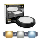 Ceiling lamp LED NAIROS G2 12W 3CCT IP65 black Kobi Premium