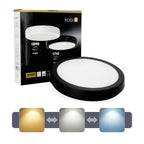 Ceiling lamp LED NAIROS G2 18W 3CCT IP65 black Kobi Premium