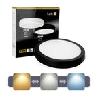 Ceiling lamp LED NAIROS G2 24W 3CCT IP65 black Kobi Premium