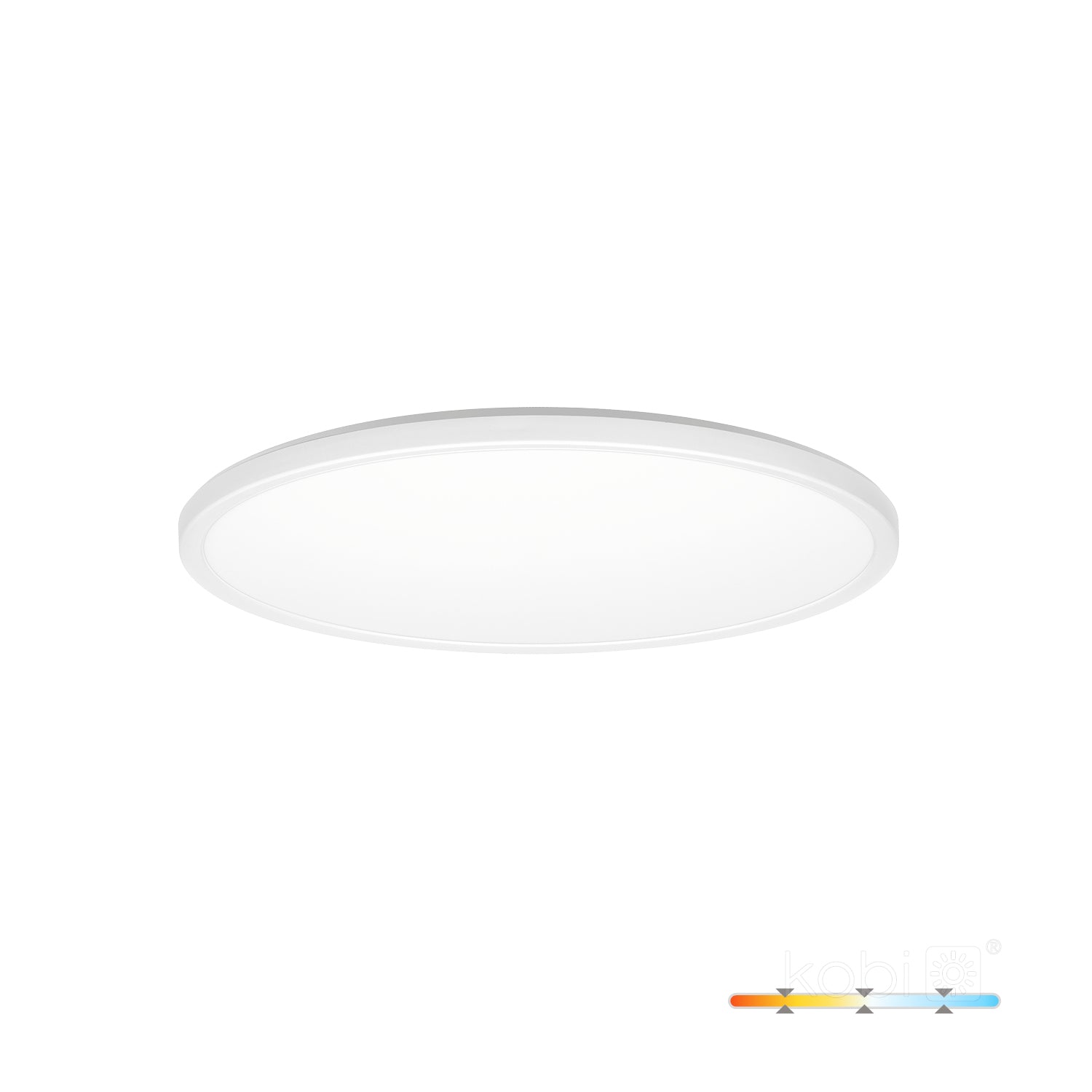 Ceiling lamp LED NIVERA CIRCLE 12W 3CCT IP54 white Kobi Premium