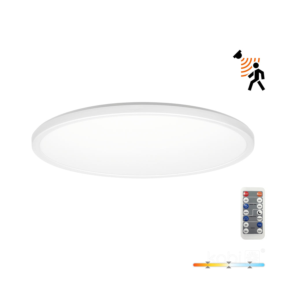 Ceiling lamp LED NIVERA CIRCLE 24W 3CCT LX IP54 white Kobi Premium
