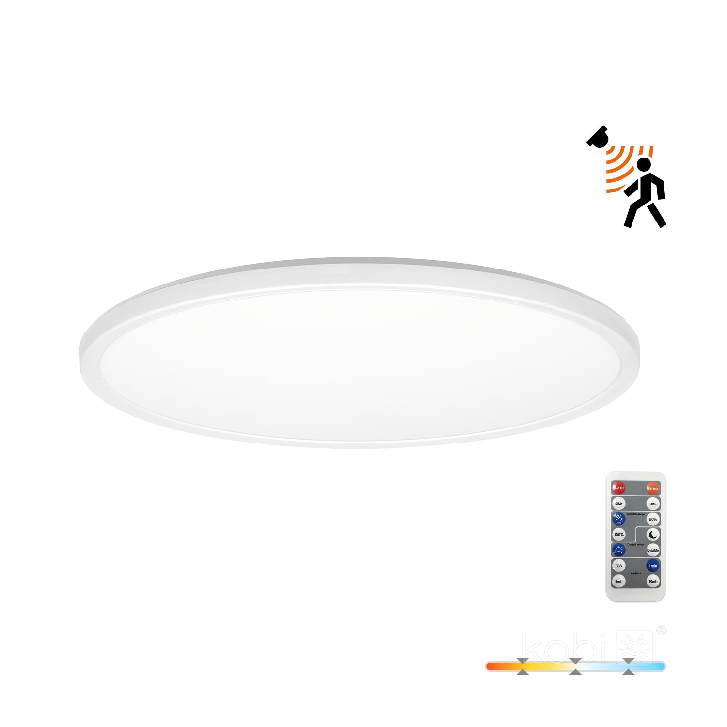 Ceiling lamp LED NIVERA CIRCLE 24W 3CCT LX IP54 white Kobi Premium