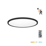 Ceiling lamp LED NIVERA CIRCLE 24W 3CCT LX IP54 black Kobi Premium