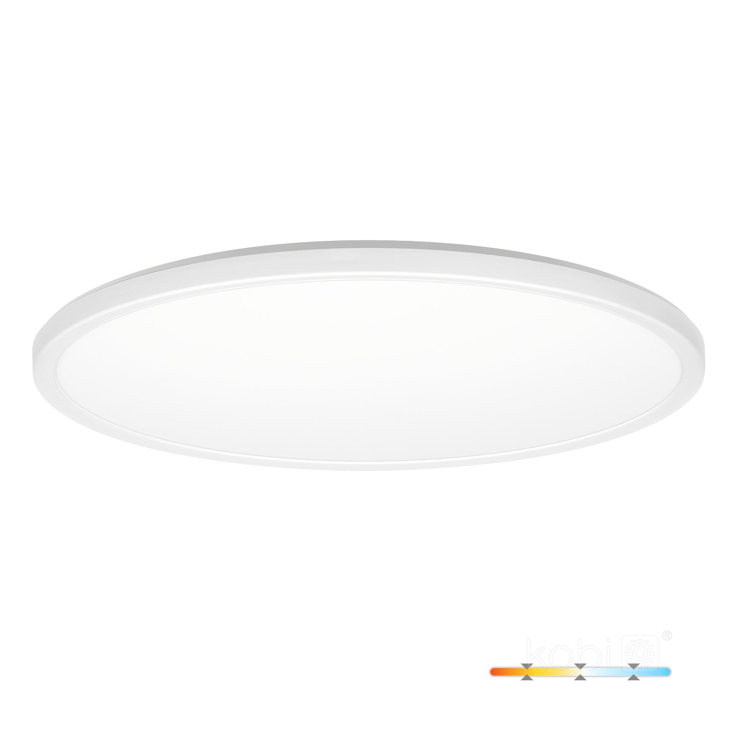 Ceiling lamp LED NIVERA CIRCLE 32W 3CCT IP54 white Kobi Premium