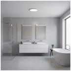 Ceiling lamp LED NIVERA CIRCLE 32W 3CCT IP54 black Kobi Premium