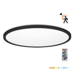 Ceiling lamp LED NIVERA CIRCLE 32W 3CCT LX IP54 black Kobi Premium