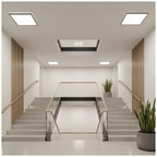 Ceiling lamp LED NIVERA SQUARE 12W 3CCT IP54 black Kobi Premium
