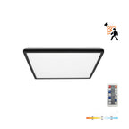 Ceiling lamp LED NIVERA SQUARE 12W 3CCT LX IP54 black Kobi