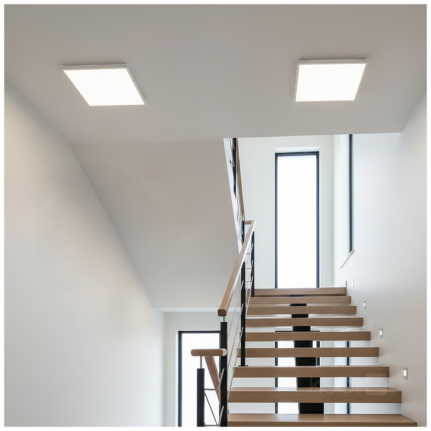 Ceiling lamp LED NIVERA SQUARE 18W 3CCT LX IP54 white Kobi