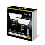 Ceiling lamp LED NIVERA SQUARE 18W 3CCT LX IP54 black Kobi