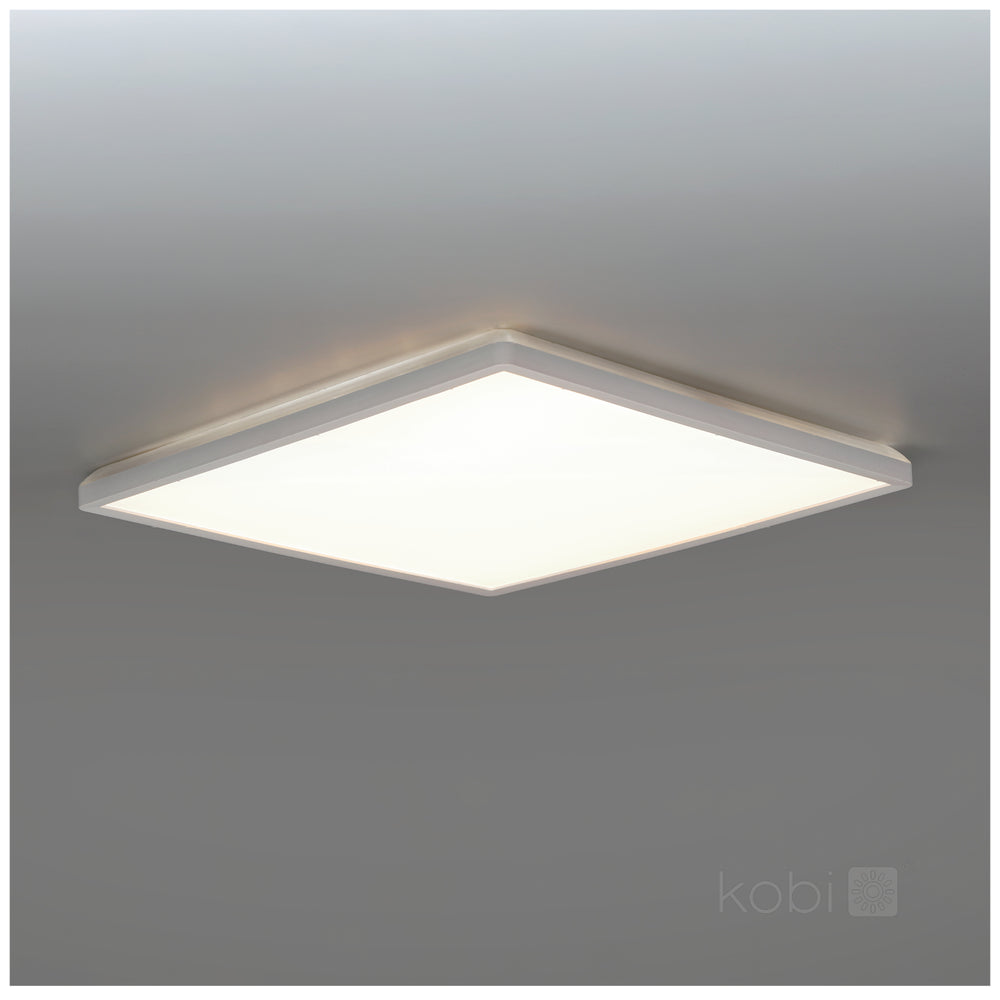 Ceiling lamp LED NIVERA SQUARE 24W 3CCT IP54 white Kobi Premium