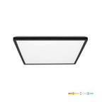 Ceiling lamp LED NIVERA SQUARE 24W 3CCT IP54 black Kobi Premium