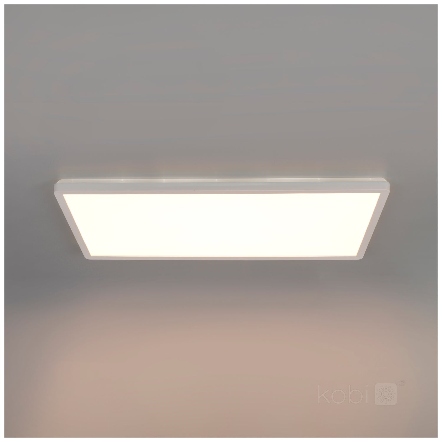 Ceiling lamp LED NIVERA SQUARE 32W 3CCT IP54 white Kobi Premium