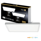 Ceiling lamp LED NIVERA SQUARE 32W 3CCT IP54 white Kobi Premium