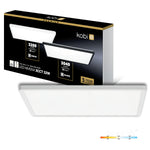 Ceiling lamp LED NIVERA SQUARE 32W 3CCT IP54 white Kobi Premium