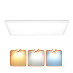 Ceiling lamp LED NIVERA SQUARE 32W 3CCT IP54 white Kobi Premium