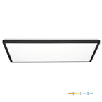 Ceiling lamp LED NIVERA SQUARE 32W 3CCT IP54 black Kobi Premium