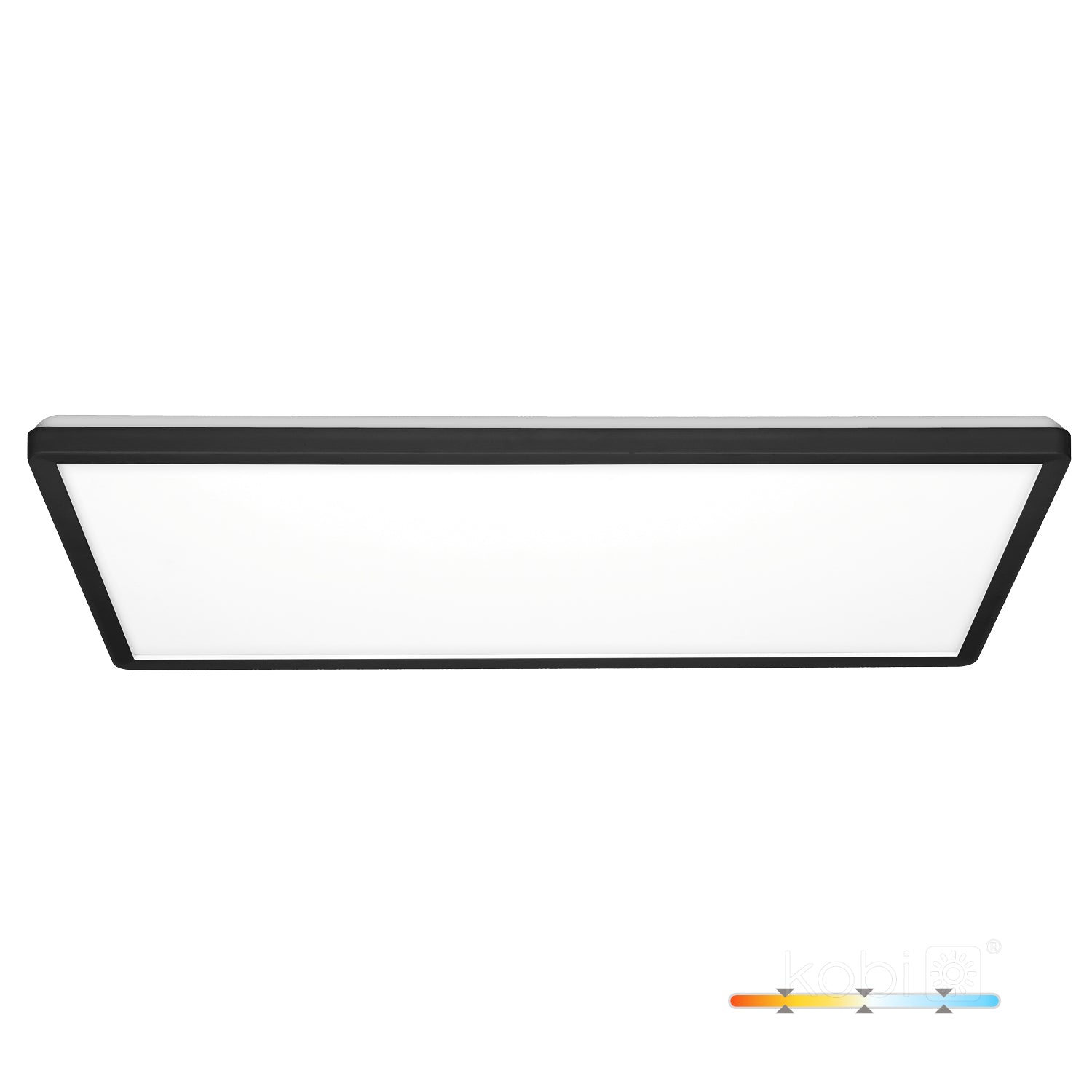 Ceiling lamp LED NIVERA SQUARE 32W 3CCT IP54 black Kobi Premium