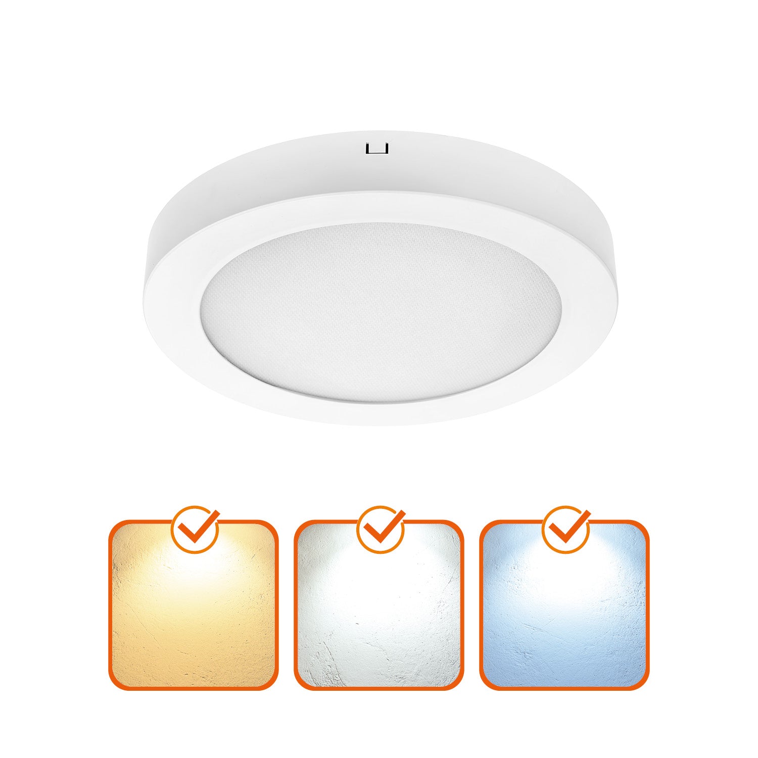 Ceiling lamp LED SIGARO CIRCLE 18W 3CCT Kobi Premium
