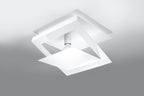 Ceiling lamp NAZARIA SQUARE white