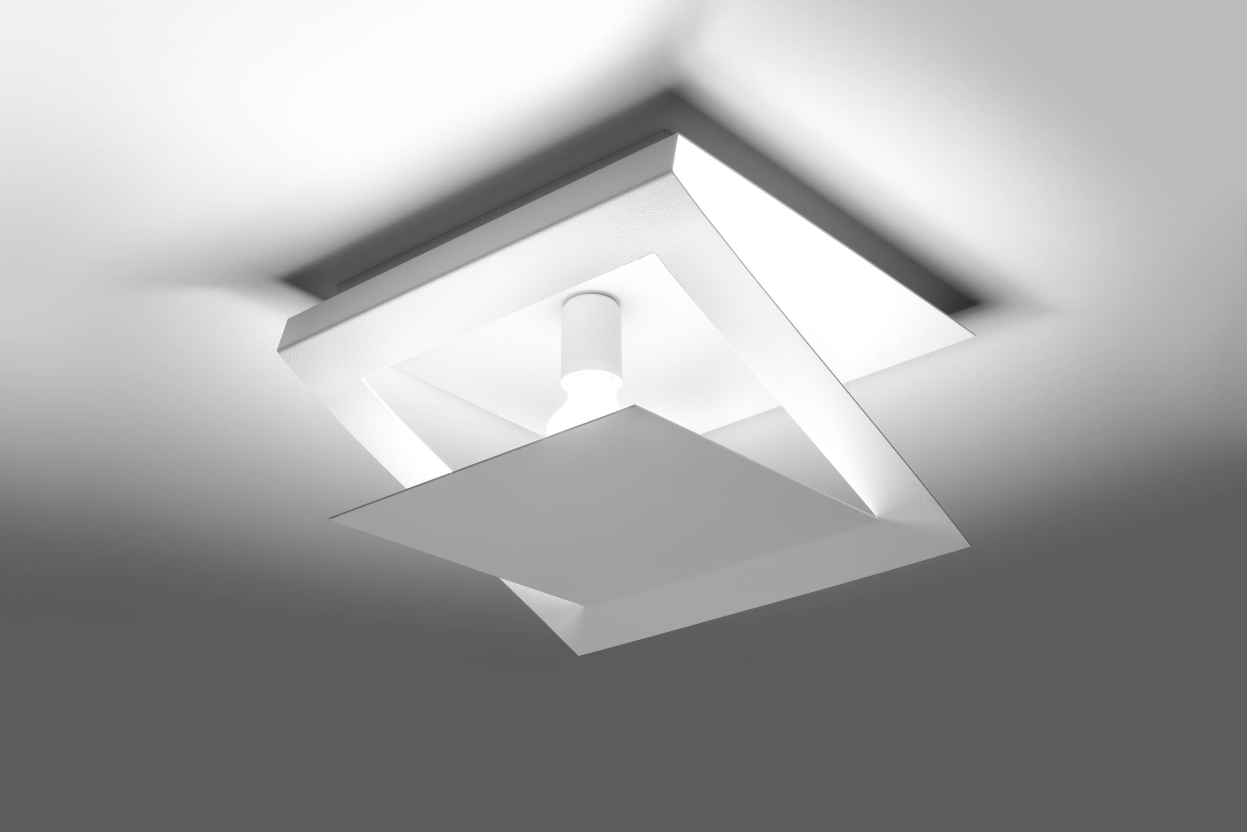 Ceiling lamp NAZARIA SQUARE white