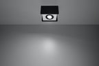 Ceiling lamp STEREO 1 black