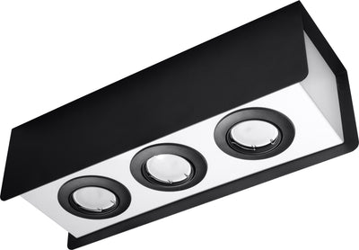 Ceiling lamp STEREO black