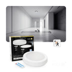 Ceiling lamp with motion sensor LED NAIROS G2 12W 3CCT LX IP65 white Kobi Premium