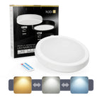 Ceiling lamp with motion sensor LED NAIROS G2 18W 3CCT LX IP65 white Kobi Premium