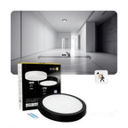 Ceiling lamp with motion sensor LED NAIROS G2 18W 3CCT LX IP65 black Kobi Premium