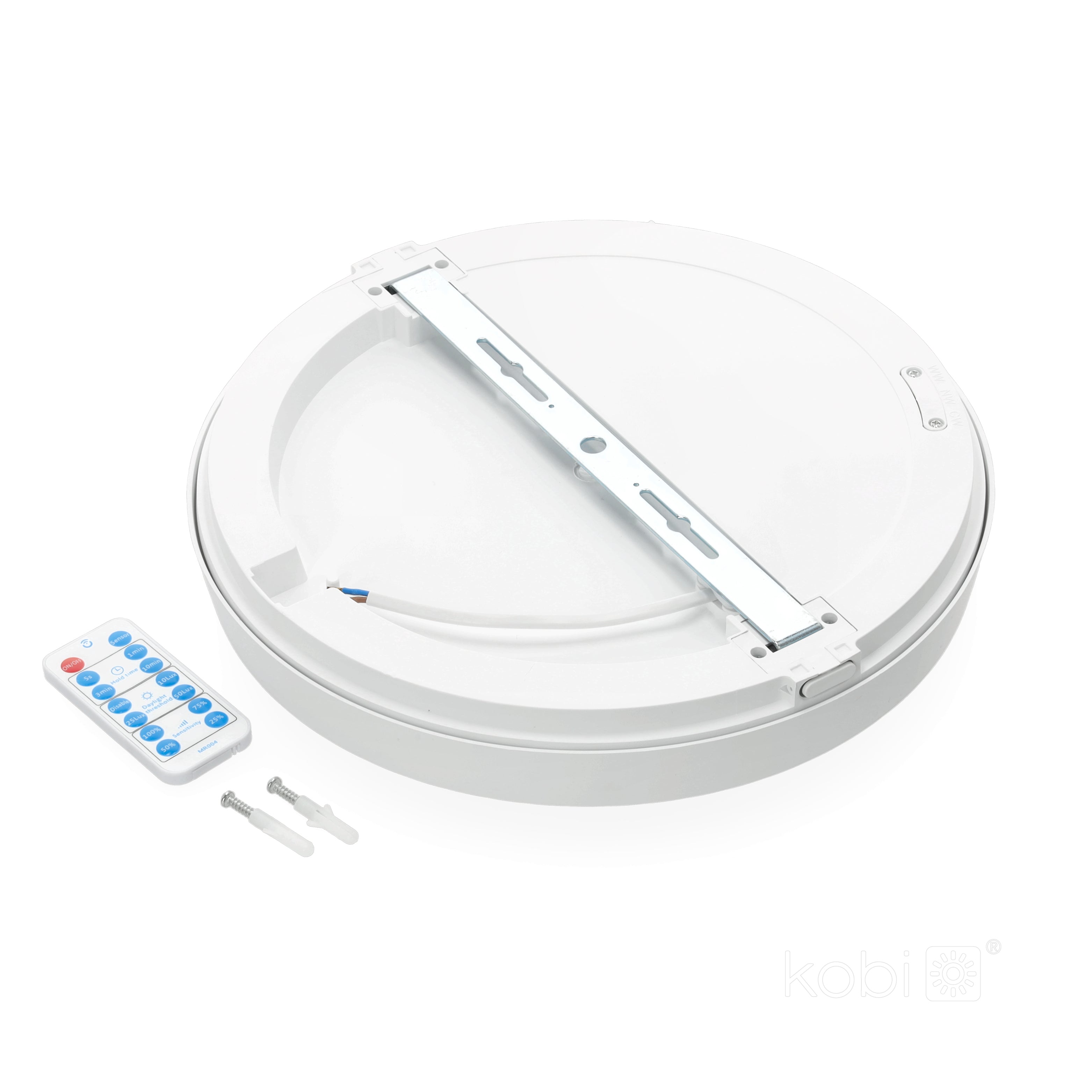Ceiling lamp with motion sensor LED NAIROS G2 24W 3CCT LX IP65 white Kobi Premium
