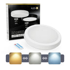 Ceiling lamp with motion sensor LED NAIROS G2 24W 3CCT LX IP65 white Kobi Premium