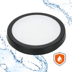 Ceiling lamp with motion sensor LED NAIROS G2 24W 3CCT LX IP65 black Kobi Premium
