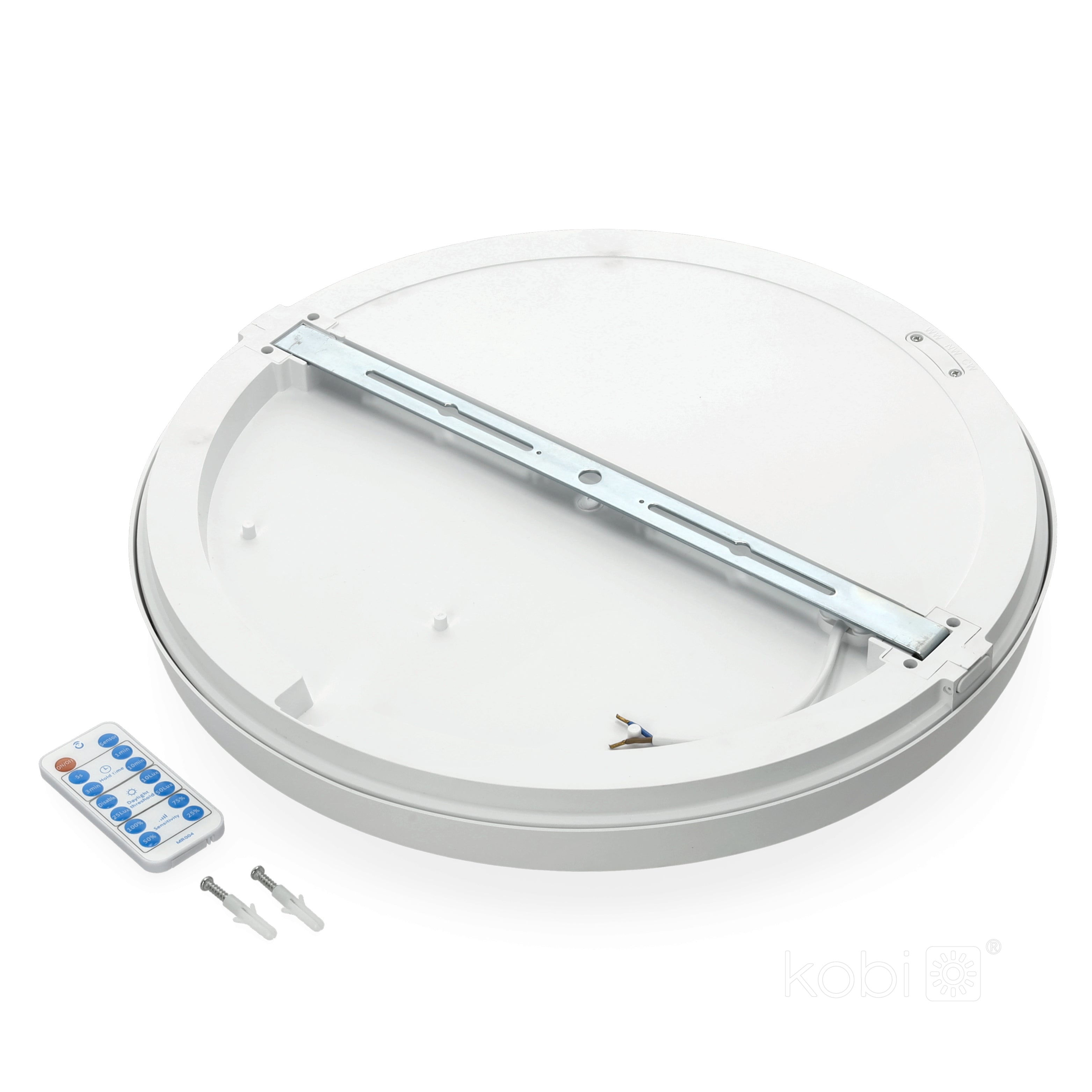 Ceiling lamp with motion sensor LED NAIROS G2 36W 3CCT LX IP65 white Kobi Premium
